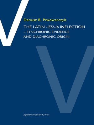 cover image of The Latin -iēs/ia Inflection